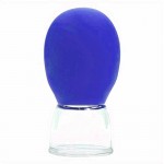 Ventuza de masaj VTZ002 facial din silicon Albastra
